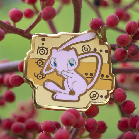 Mew Lapel Pin Pokemon Cute Enamel Pin Video Games Etsy