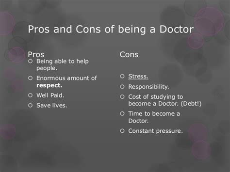 What Are The Disadvantages Of Being A Doctor
