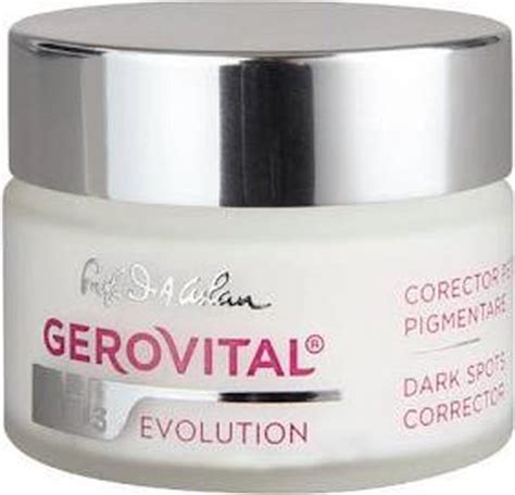 Gerovital H3 Evolution Crème Eclaircissante Correcteur De Spots Brunes
