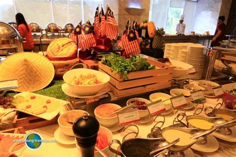 Luxurious resort by the beachfront. Breakfast Buffet at Roselle Cafe, Lexis Suites Penang