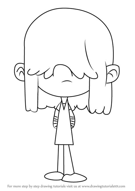 How To Draw Lucy Loud From The Loud House Step By Step Learn Drawing