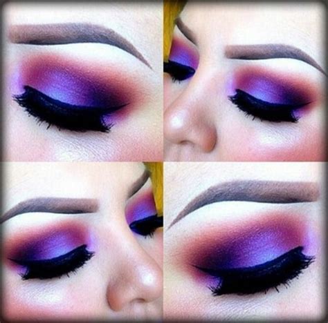 Beautiful Purplepink Eyes Dramatic Eye Makeup Pink Eye