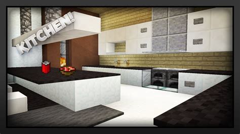 Minecraft - How To Make A Kitchen - YouTube
