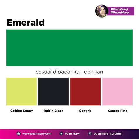 Casa indonesia merangkum warna apa saja yang cocok untuk mengisi palet warna anda sesuai dengan zodiak, simak selengkapnya! Hijau Emerald Sesuai Dengan Warna Apa | Desainrumahid.com