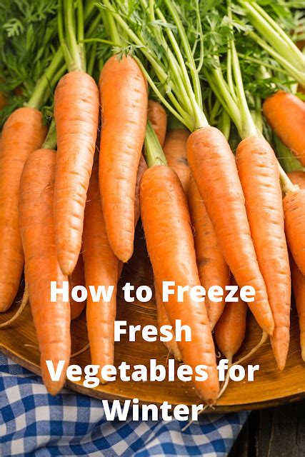 Crafting Reality With Sara How To Freeze Vegetables For Winter