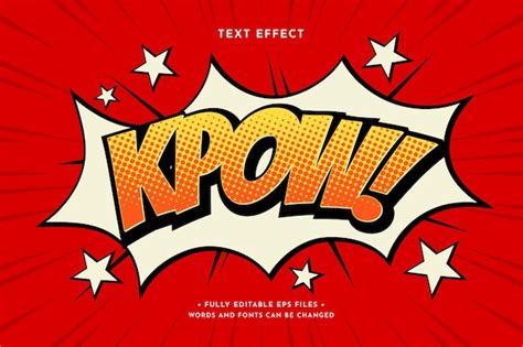 Comic Text Effect Vectors And Illustrations For Free Download Freepik