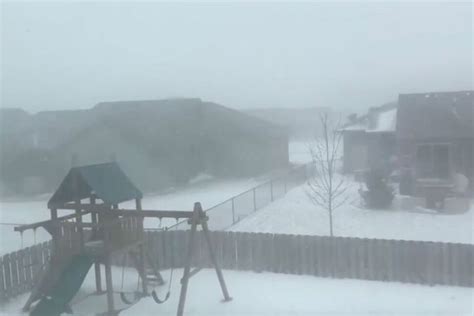 Frightening Drive Through South Dakota Blizzard Caught On Camera Top