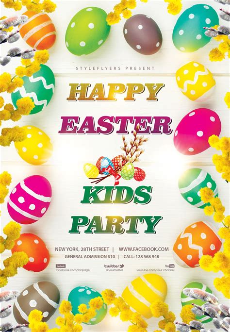 120 Best Easter Party Flyer Templates Free And Premium
