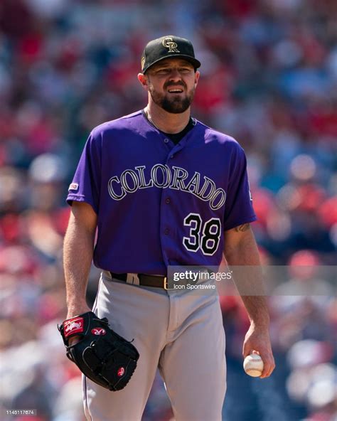 Colorado Rockies Pitcher Mike Dunn Prepares To Deliver A Pitch During