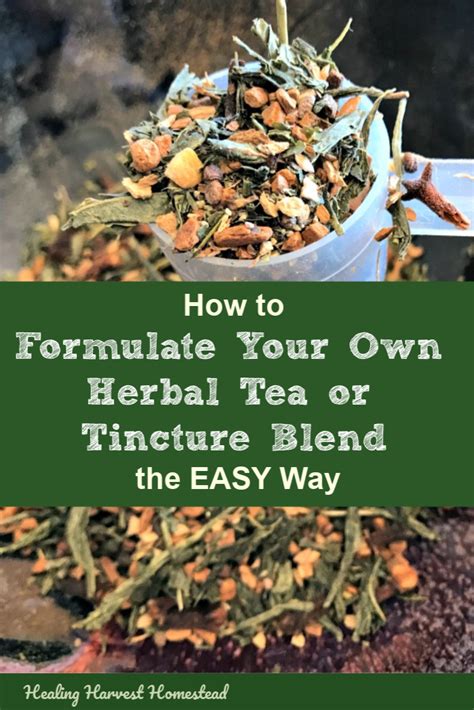 How To Formulate An Effective Herbal Tea Or Tincture — All Posts