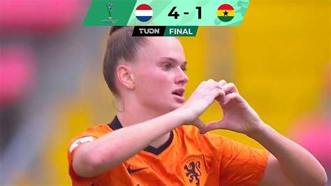 Resumen Países Bajos golea 4 1 a Ghana y avanza a Cuartos de Final