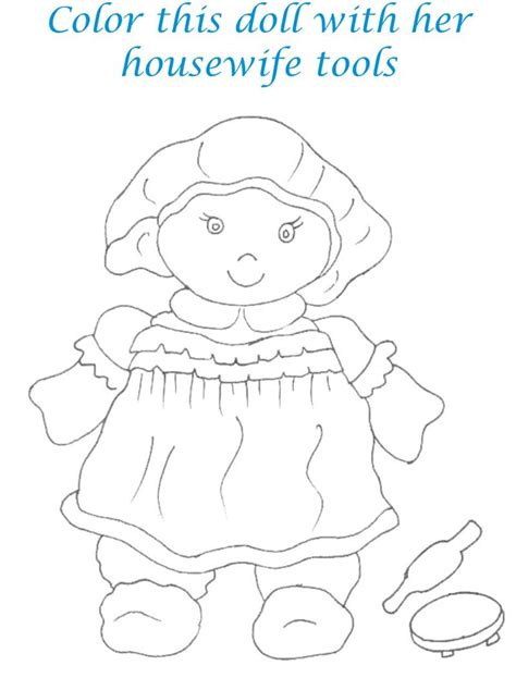 Rag Dolls Colouring Pages Sketch Coloring Page