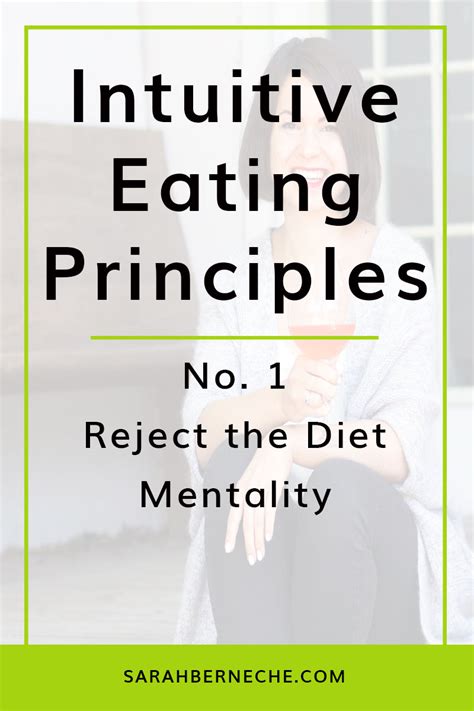 Intuitive Eating Principles No 1 Reject The Diet Mentality