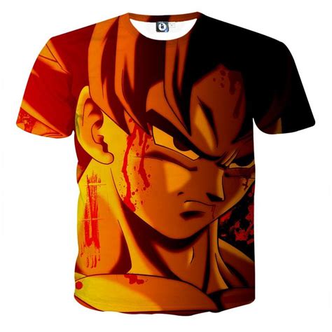 Discover unique and rare anime merchandise. Dragon Ball Z Pissed Serious Son Goku Dope Orange T-Shirt - Saiyan Stuff