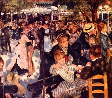 Bal Du Moulin De La Galette Painting By Pierre Auguste Renoir Fine
