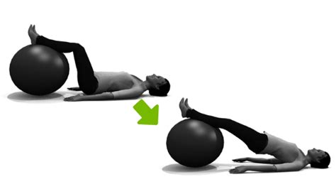 6 Easy Gym Ball Exercises For Lower Back Stretches And Strengthening
