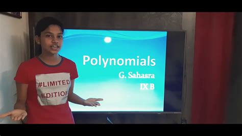 Polynominals Class Ix Youtube
