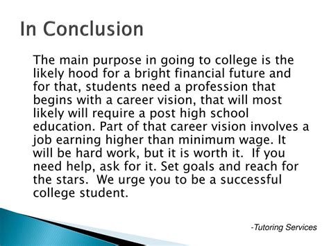 Ppt Guide To Being A Successful College Student Powerpoint