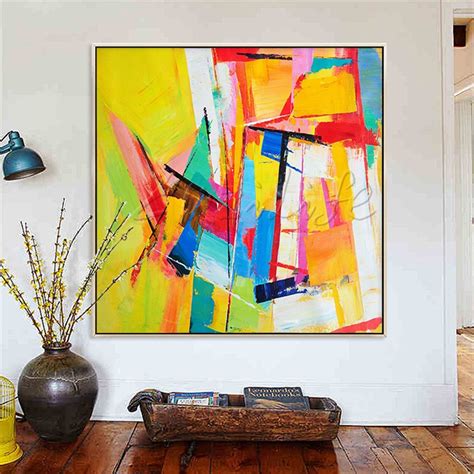 Hand Painted Canvas Oil Paintings Cheap Large Modern Abstract Cuadros