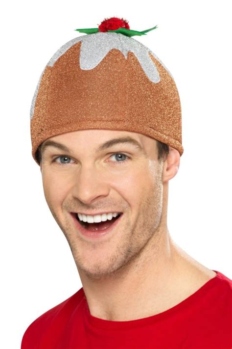 Christmas Pudding Hat Adult Novelty Christmas Hats