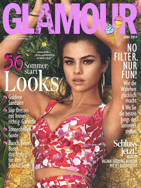 SELENA GOMEZ in Glamour Magazine, Germany June 2017 - HawtCelebs