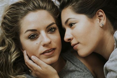 Lesbian Couple Together In Bed Premium Photo Rawpixel