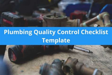 Exterminator & pest control services. Plumbing Quality Control Checklist Template | Housecall Pro