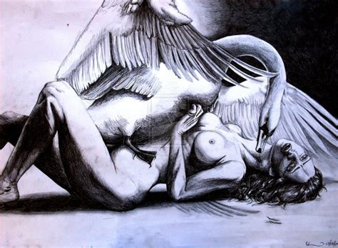 Rule 34 Avian Breasts Girl On Bottom Greek Mythology Interspecies Leda Leda And The Swan