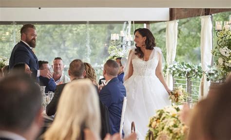From modern mini dresses to sequin slip dresses. pictures from Luke and Poppy's wedding mafs Australia ...