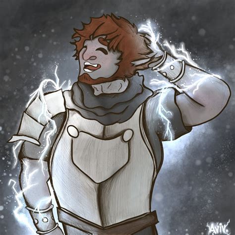 Oc Completed The Drawing Of My Dnd Character Meet Zain Ironfist A