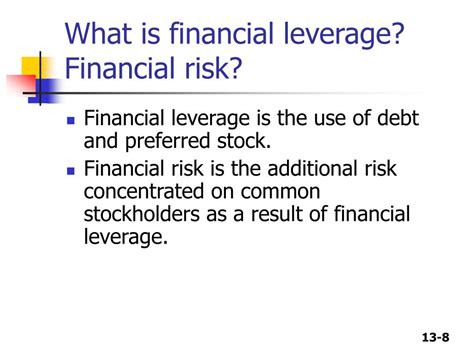 Ppt Chapter Capital Structure And Leverage Powerpoint Presentation