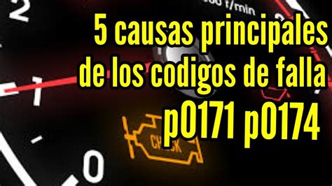 5 Causas De Los Codigos P0171 Y P0174 Mecánico En Vivo Youtube