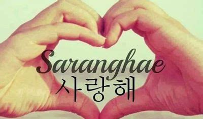 Saranghae (사랑해) is the informal version, to be used to people close to you, people the same age as you, or people younger than you. kpop blog: kpop lovers top 5 favorite words