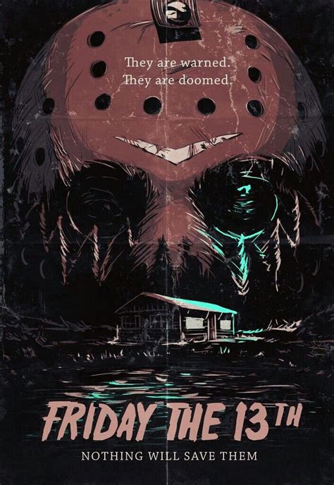 Friday The 13th Horror Posters Classic Horror Movies Horror Movie Icons