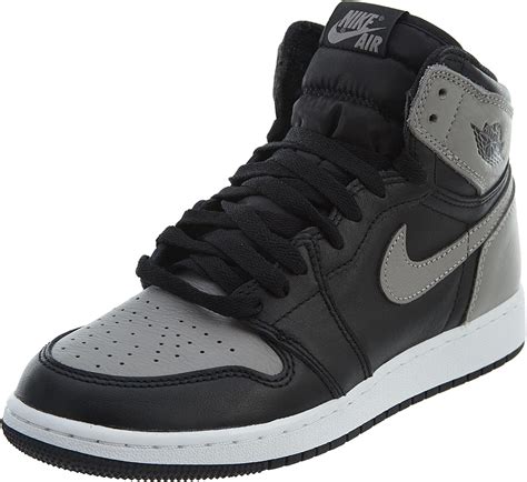 Nike Jordan Kids Air 1 Retro High Og Bg Blackmedium Grey White