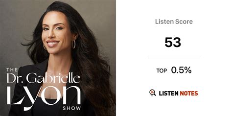The Dr Gabrielle Lyon Show Podcast Dr Gabrielle Lyon Listen Notes