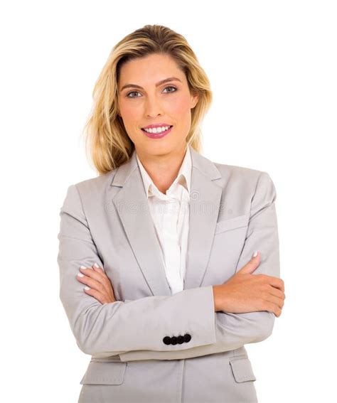 Business Woman Arms Folded Stock Photo Image Of Folded 54125188