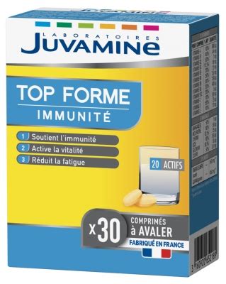 Juvamine Top Forme Immunit Comprim S Avaler Parapharmacielafayette Com