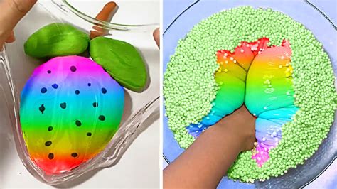 1 Hour Of The Most Satisfying Slime Asmr Videos Relaxing Oddly