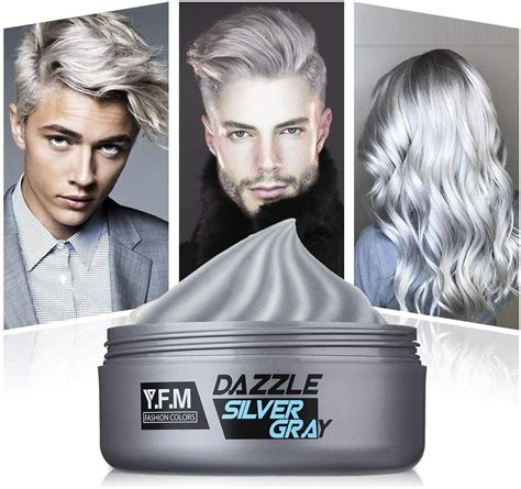 Hair Color Cream Silver Grey Hair Wax Grey Hair Wax Hair Color Cream Silver Grey Hair