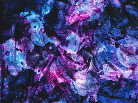 Purple And Black Abstract Painting · Free Stock Photo