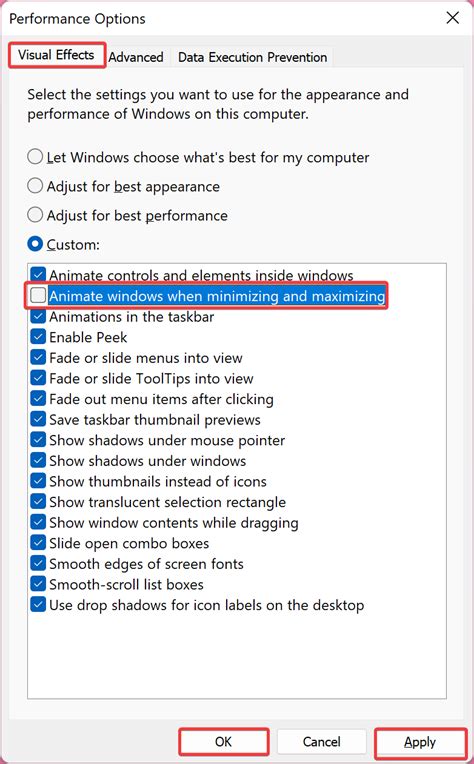 How To Disable Window Minimize And Maximize Animations On Windows 11 Or
