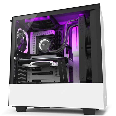 Nzxt H510i Smart Tempered Glass Mid Tower Atx Case Matte White