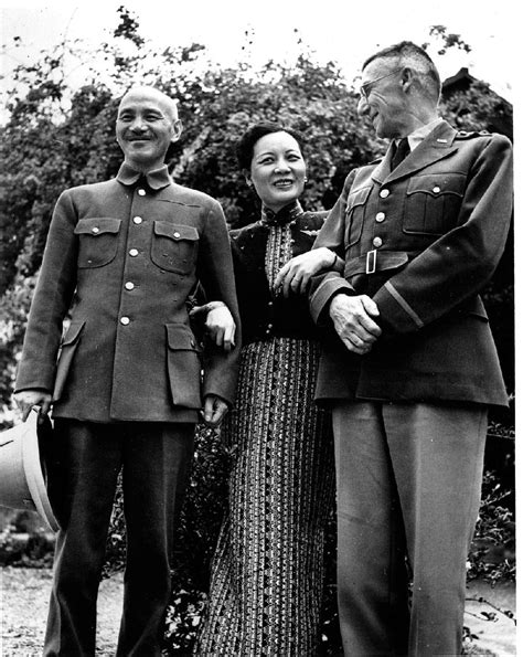 General Chiang Kai Shek And His Wife Madam Chiang Kai Shek Pose