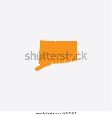 Map Connecticut Vector Illustration Stock Vector Royalty Free