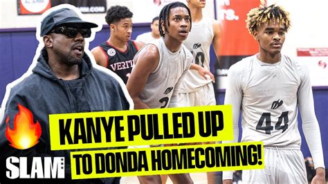 Kanye West Pulls Up To The Donda Academy Homecoming 🔥🚨 Watches Rob