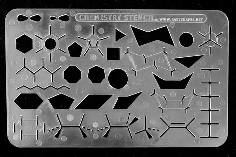 Easyshapes Organic Chemistry Stencil Drawing And Drafting Template Buy