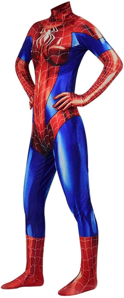 Mary Jane Cosplay Costume Spider Woman Bodysuit Xs Size
