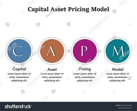 Capm Capital Asset Pricing Model With Icons Royalty Free Stock Vector 2250474037