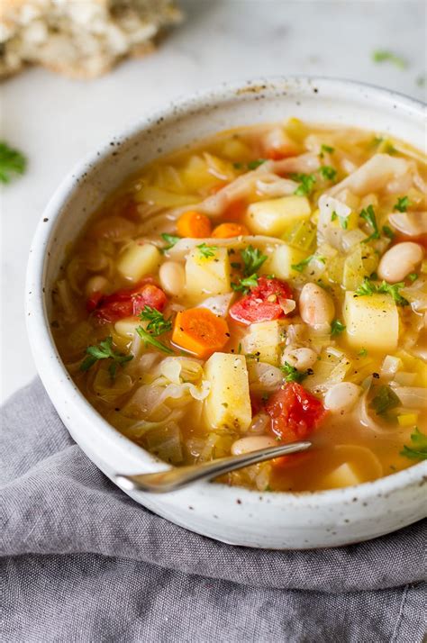 Rustic Potato Cabbage And White Bean Soup The Simple Veganista